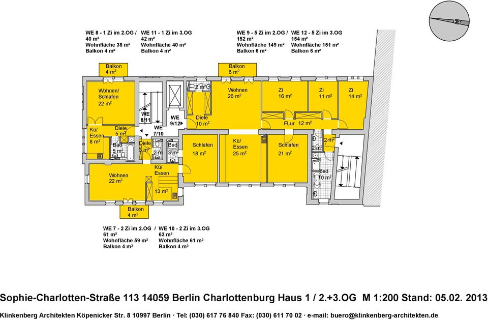 OG 154 m² Wohnfläche 151 m² 6 m² 6 m 2 / 2 8 m 2 8/11 7/10 9/12 18 m 2 26 m 2 2 21 m 2 16 m 2 11 m 2 1 FLur