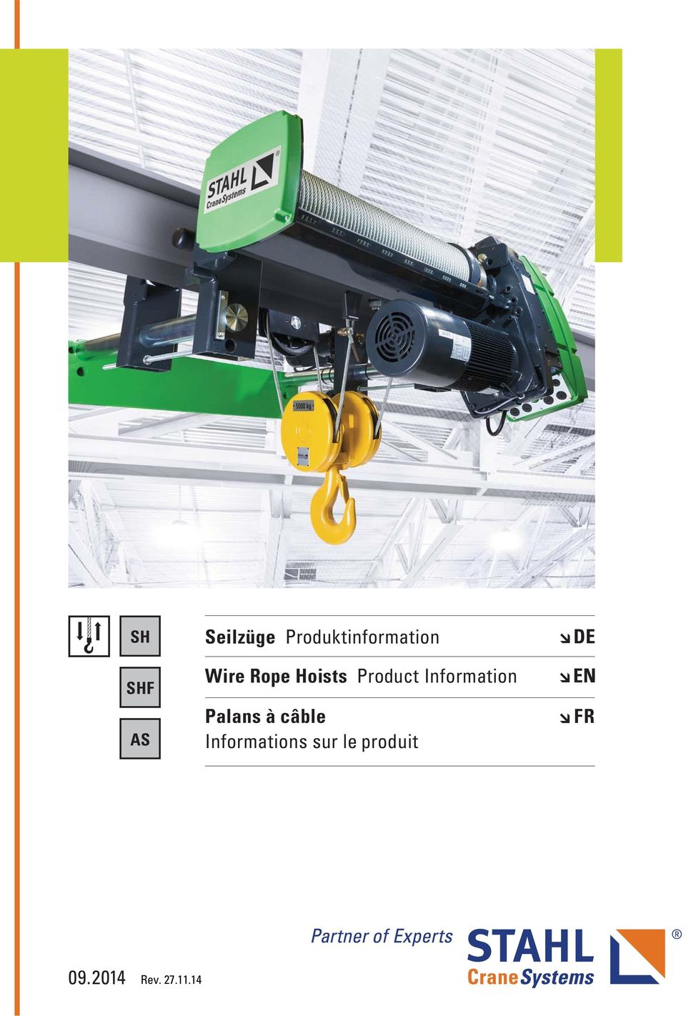 Produktinformation Wire Rope Hoists