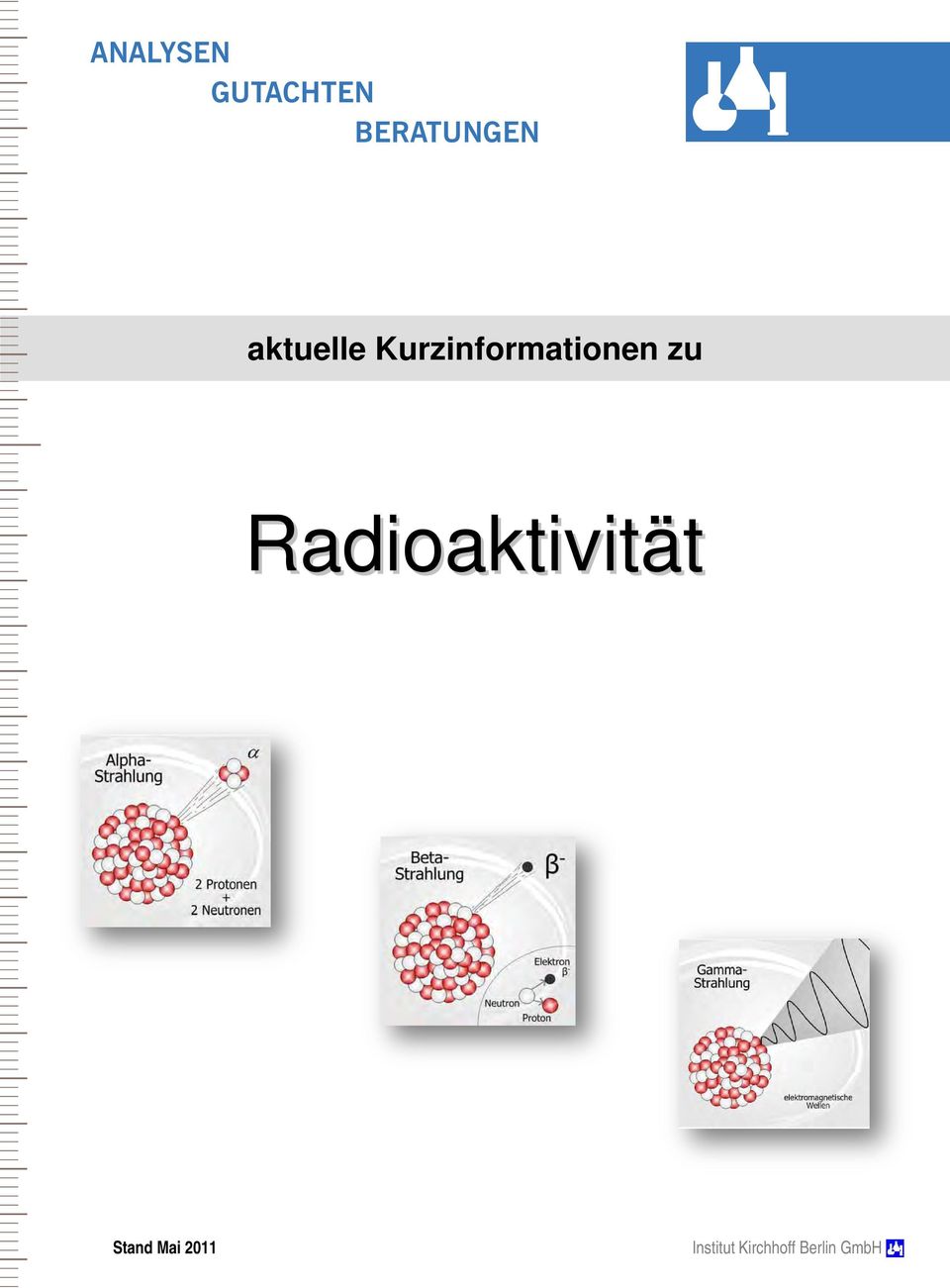 Radioaktivität Stand Mai 2011