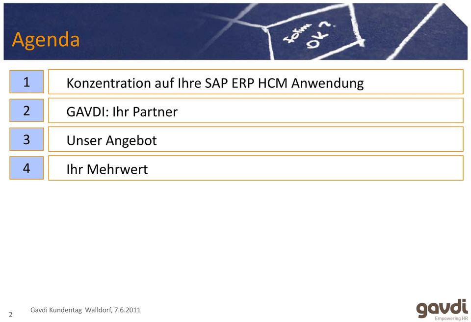 ERP HCM Anwendung GAVDI: