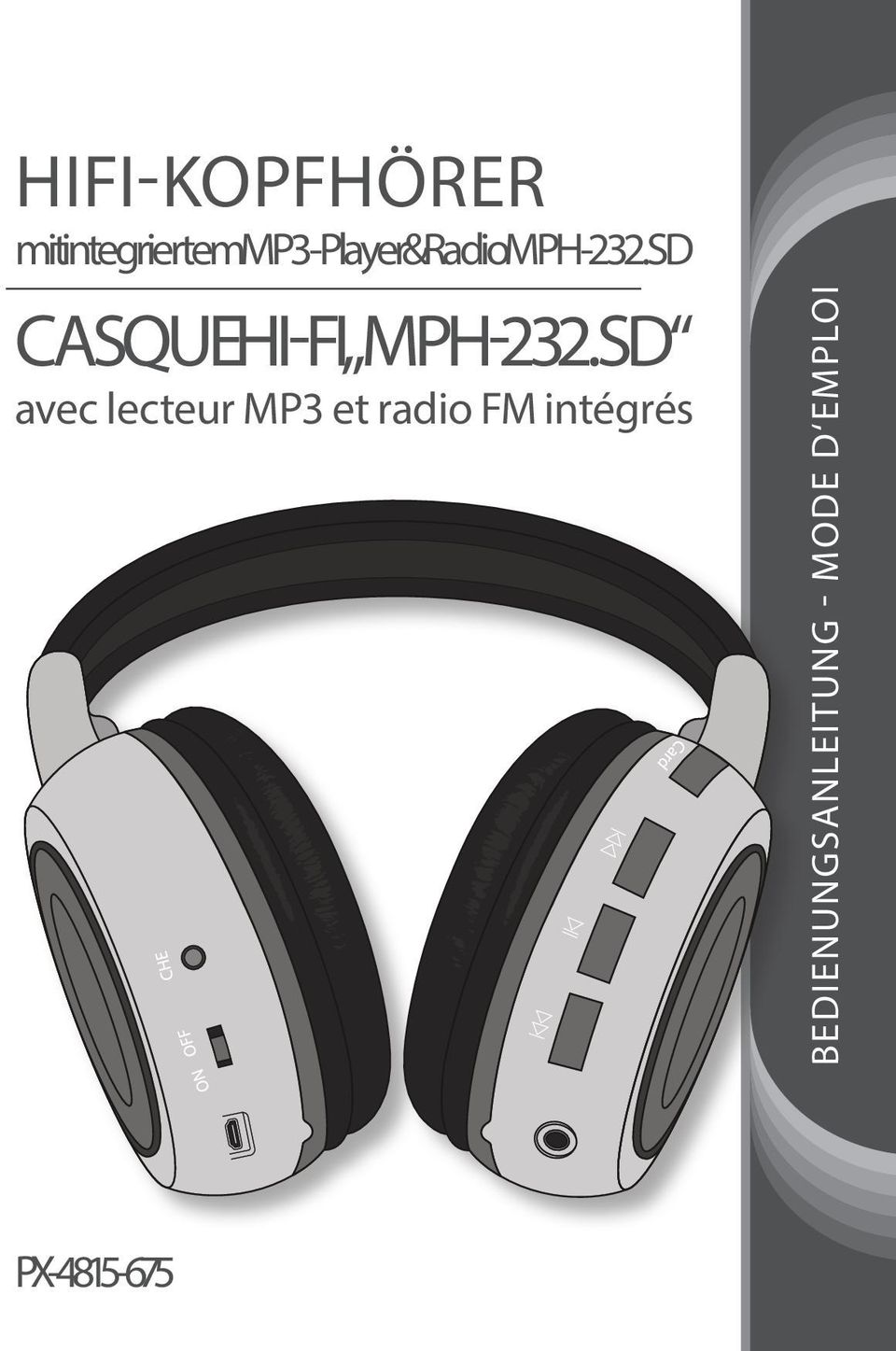 SD avec lecteur MP3 et radio FM intégrés