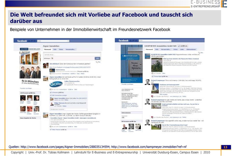 Freundesnetzwerk Facebook Quellen: http://www.facebook.