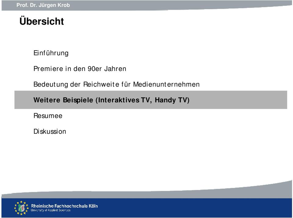 für Medienunternehmen Weitere Beispiele