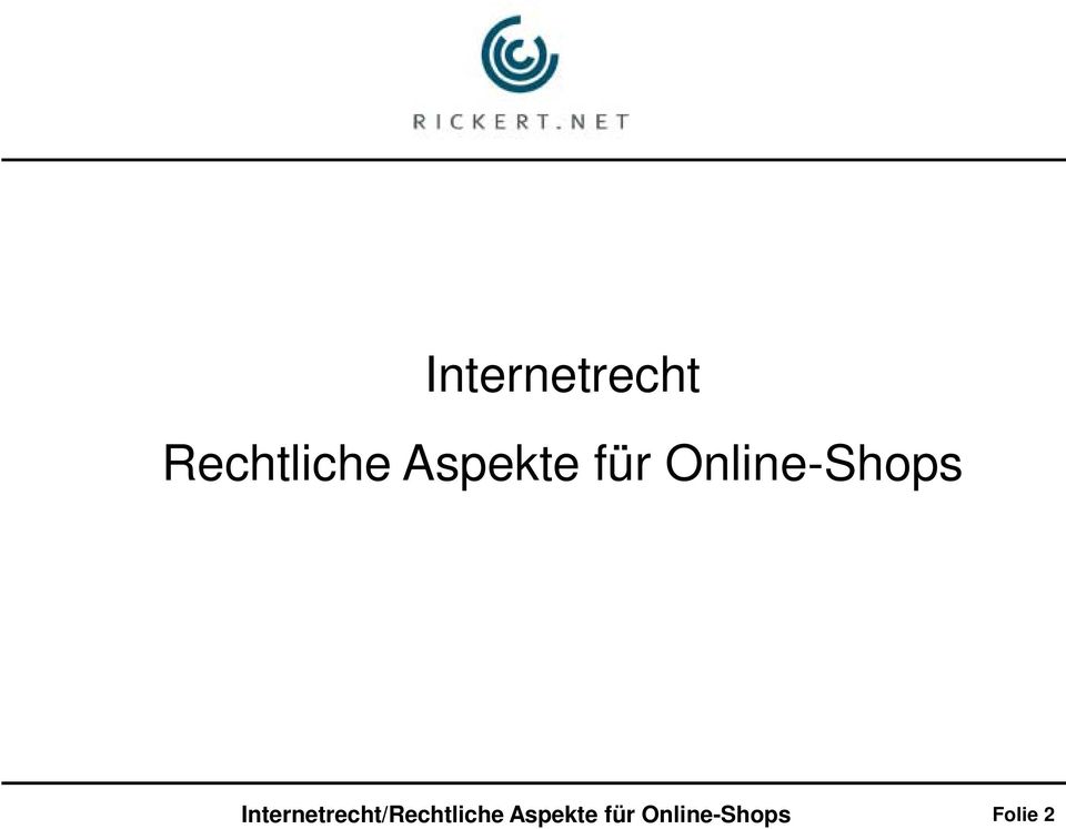 Internetrecht/Rechtliche 