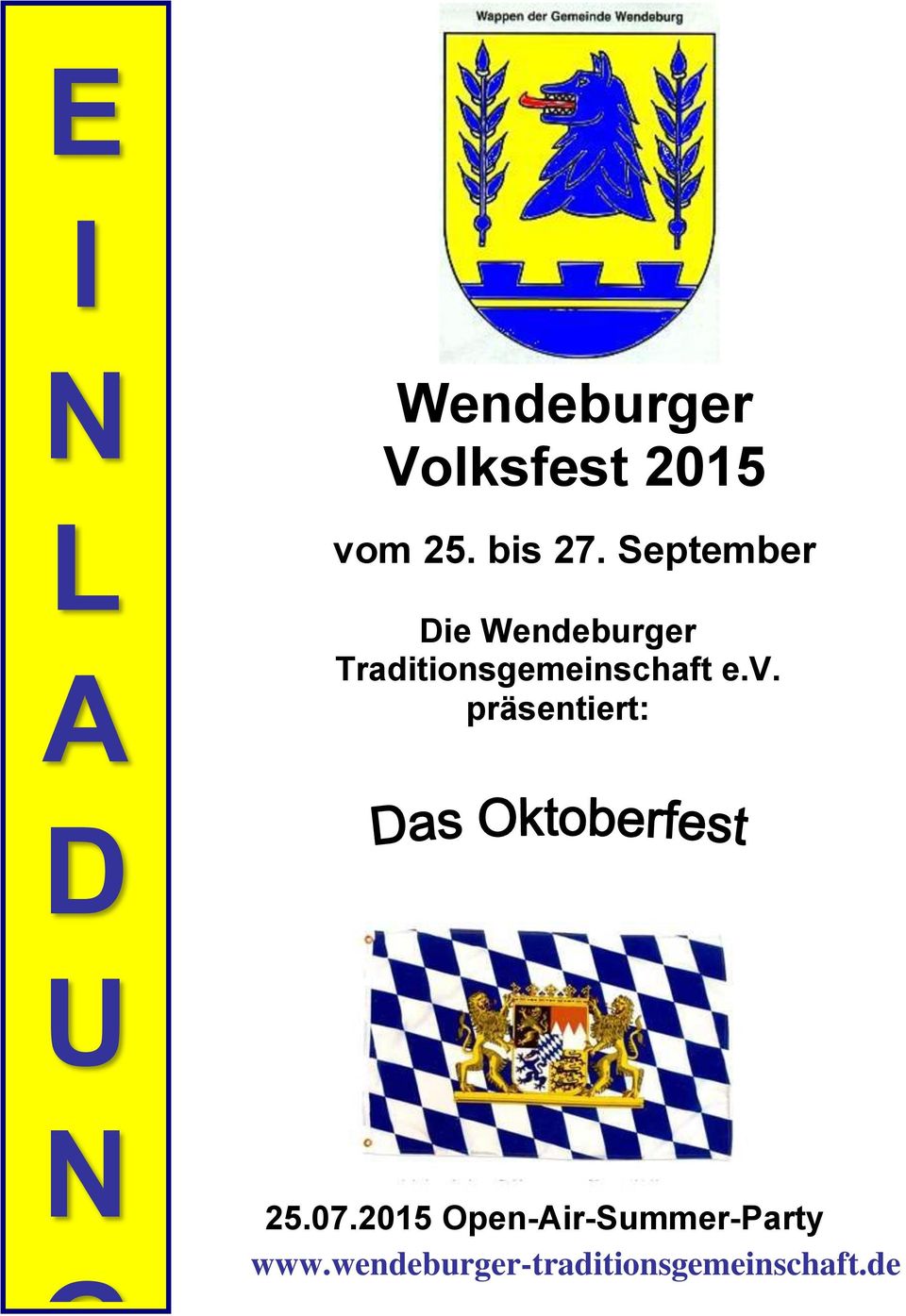 September Die Wendeburger Traditionsgemeinschaft e.