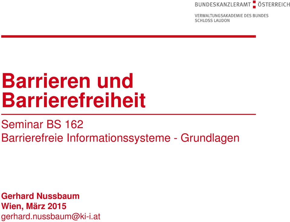 Informationssysteme - Grundlagen