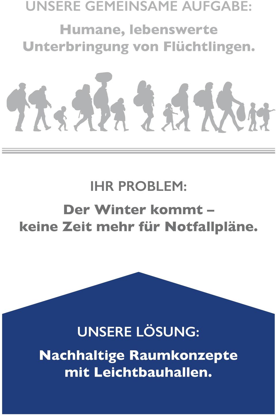 IHR PROBLEM: Der Winter kommt keine Zeit mehr für