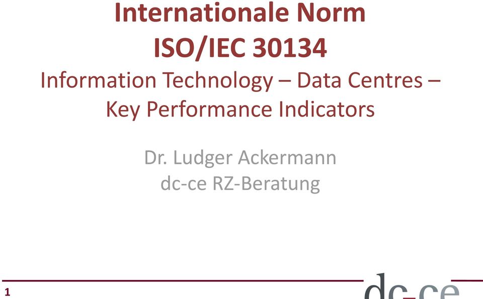 Centres Key Performance Indicators