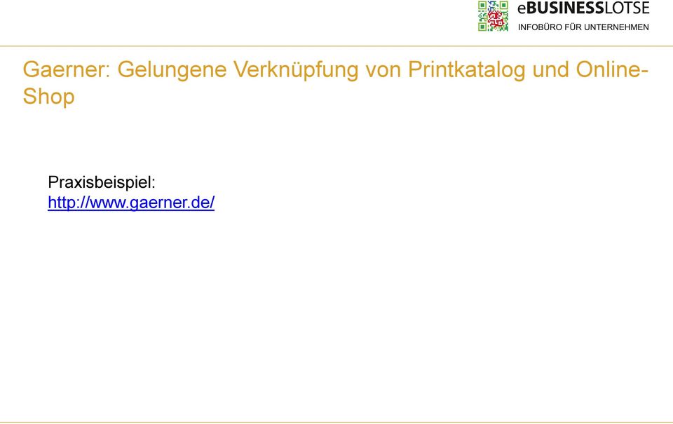 Printkatalog und Online-