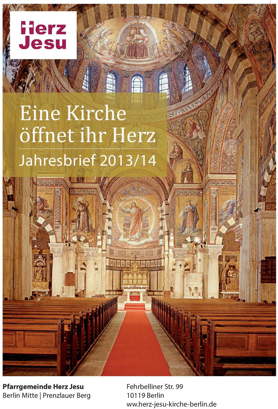 2013/14 Pfarrgemeinde Herz Jesu Berlin Mitte