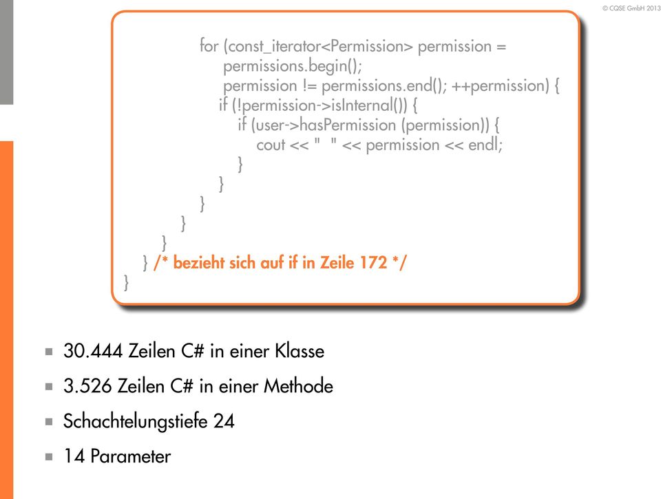 << endl; } } } } } } /* bezieht sich auf if in Zeile 172 */ 30.