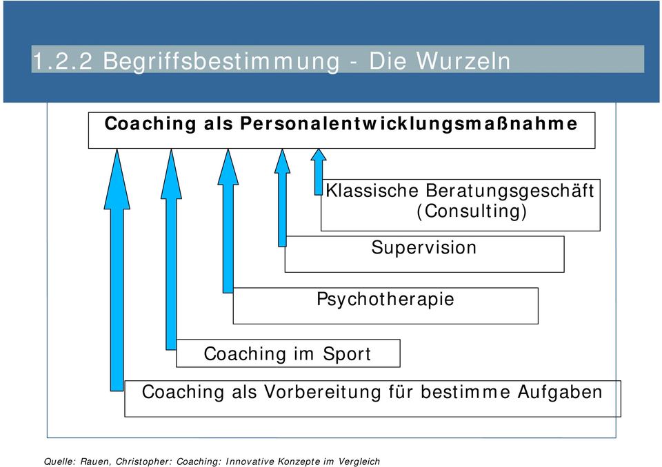 Supervision Psychotherapie Coaching im Sport Coaching als Vorbereitung
