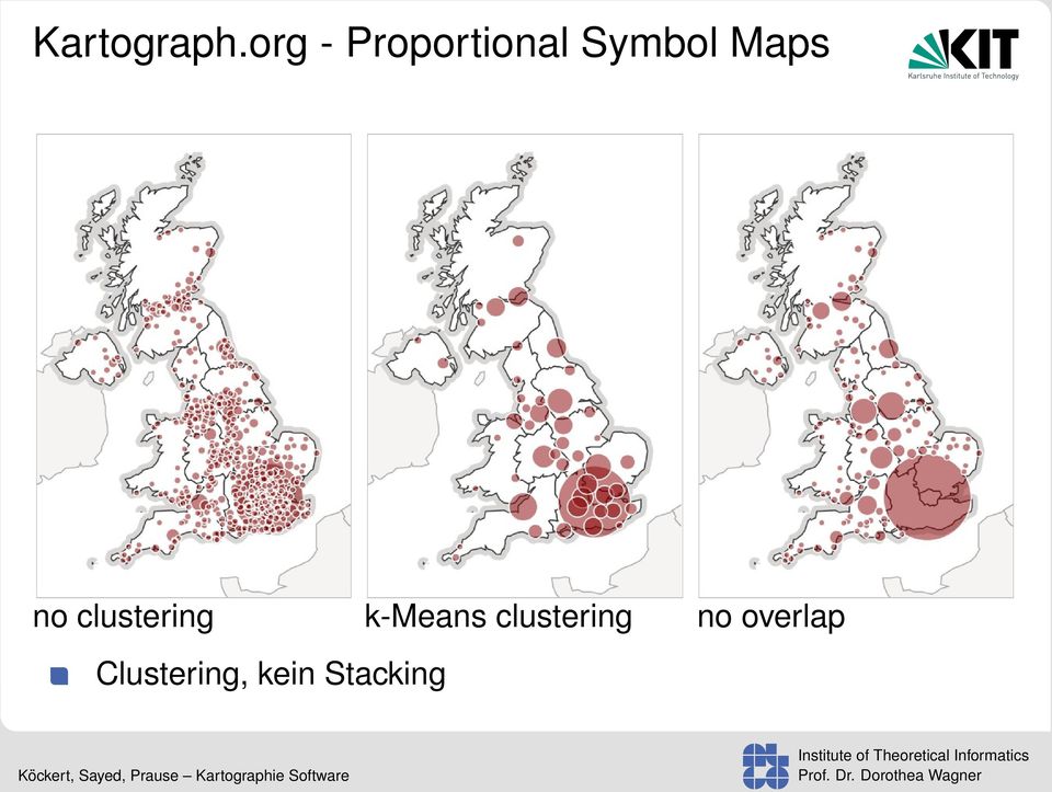 Maps no clustering k-means