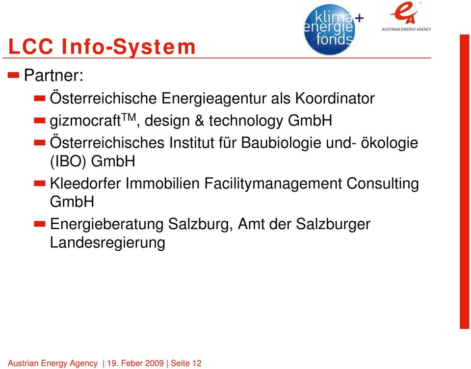 (IBO) GmbH Kleedorfer Immobilien Facilitymanagement Consulting GmbH Energieberatung