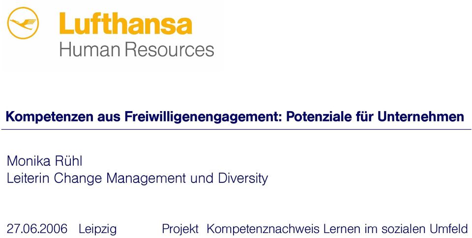 Change Management und Diversity 27.06.
