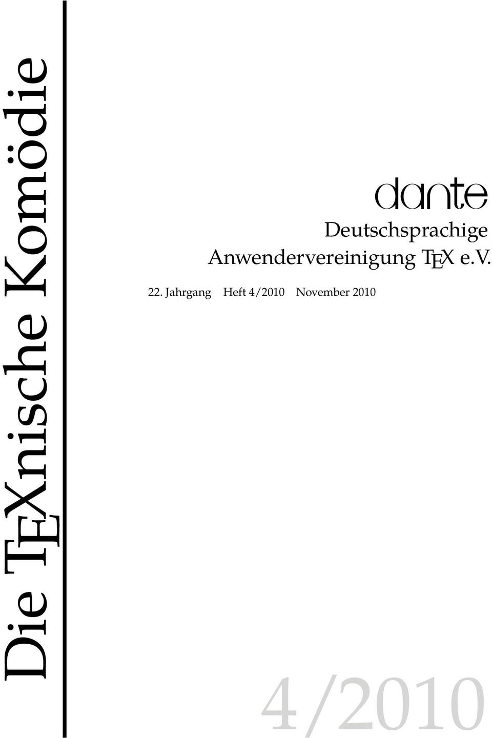 Anwendervereinigung TEX e.v. 22.