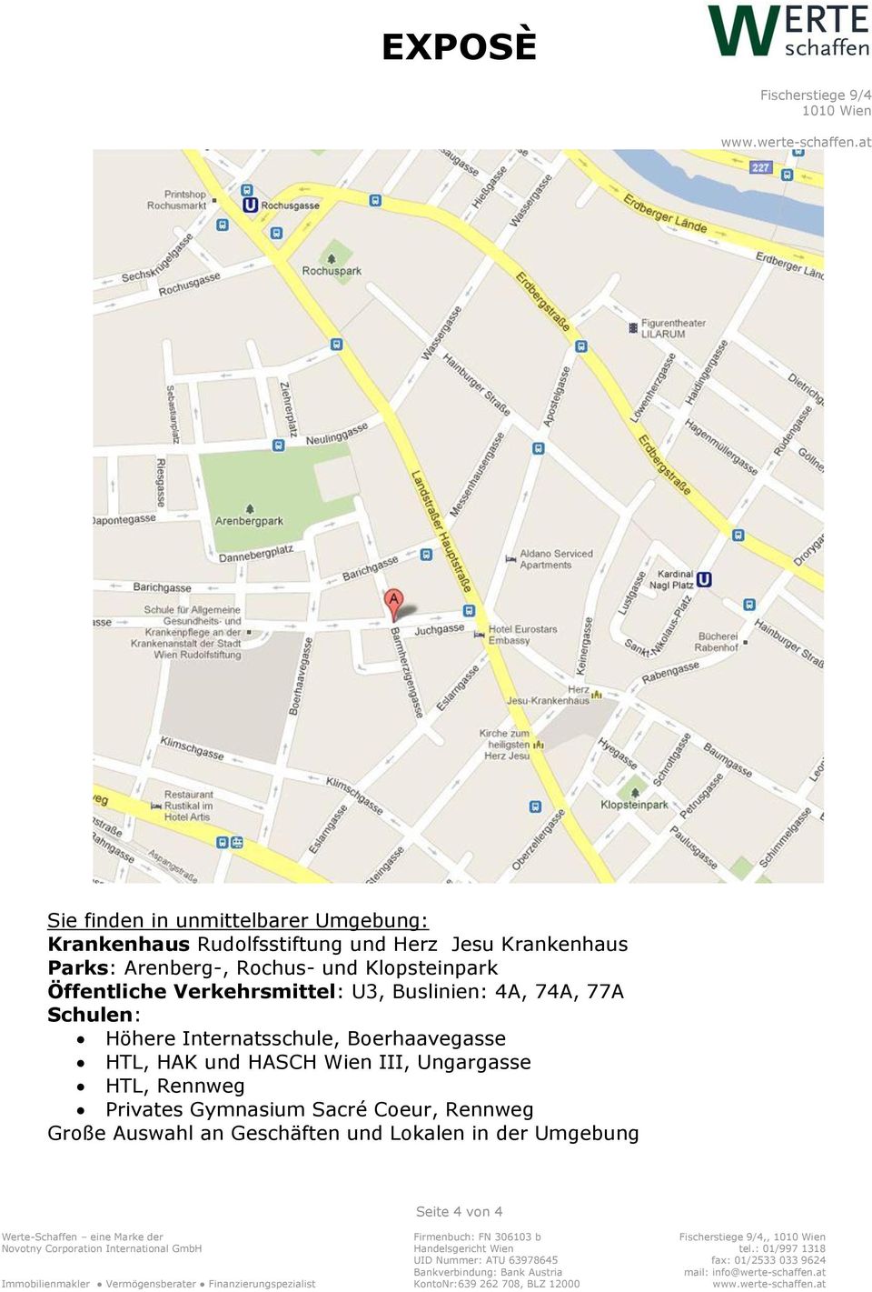 Boerhaavegasse HTL, HAK und HASCH Wien III, Ungargasse HTL, Rennweg Privates Gymnasium Sacré Coeur, Rennweg Große