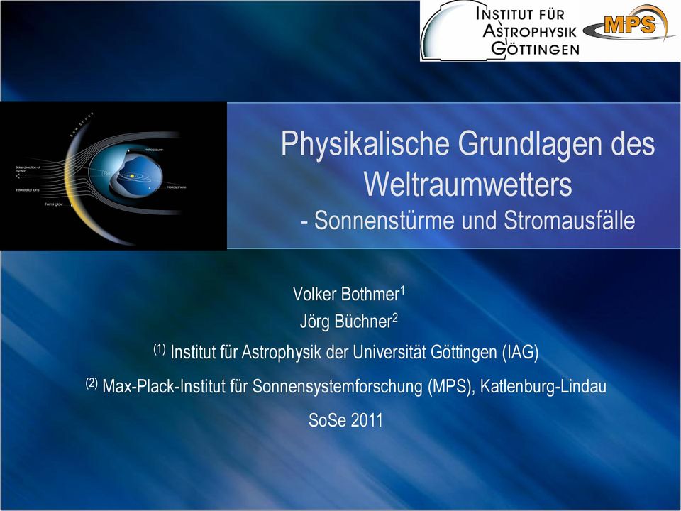 Astrophysik der Universität Göttingen (IAG) (2)