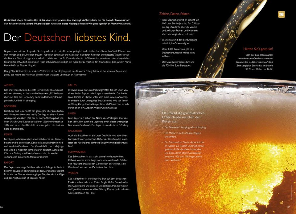 Zahlen, Daten, Fakten: Jeder Deutsche trinkt im Schnitt fast 00 Liter Bier im Jahr, also fast 0, Liter pro Tag.