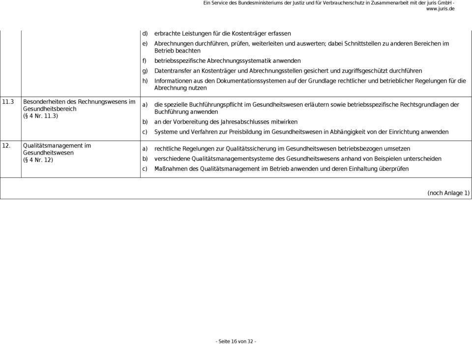 de d) erbrachte Leistungen für die Kostenträger erfassen e) Abrechnungen durchführen, prüfen, weiterleiten und auswerten; dabei Schnittstellen zu anderen Bereichen im Betrieb beachten f)