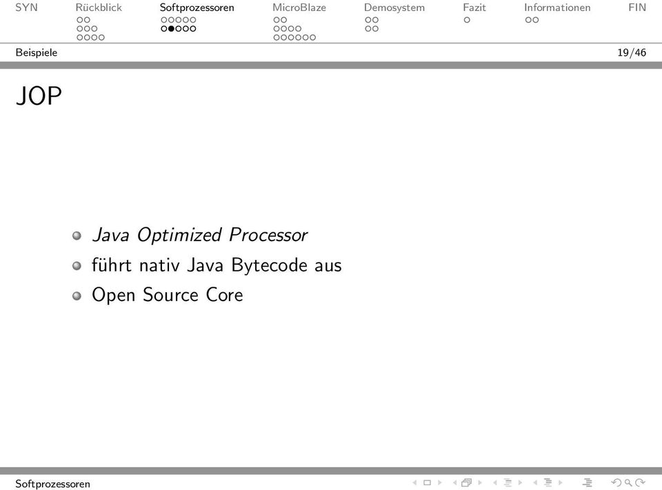 19/46 JOP Java Optimized Processor