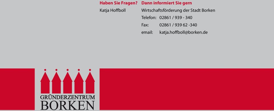der Stadt Borken Telefon: 02861 / 939-340 Fax: 02861 / 939