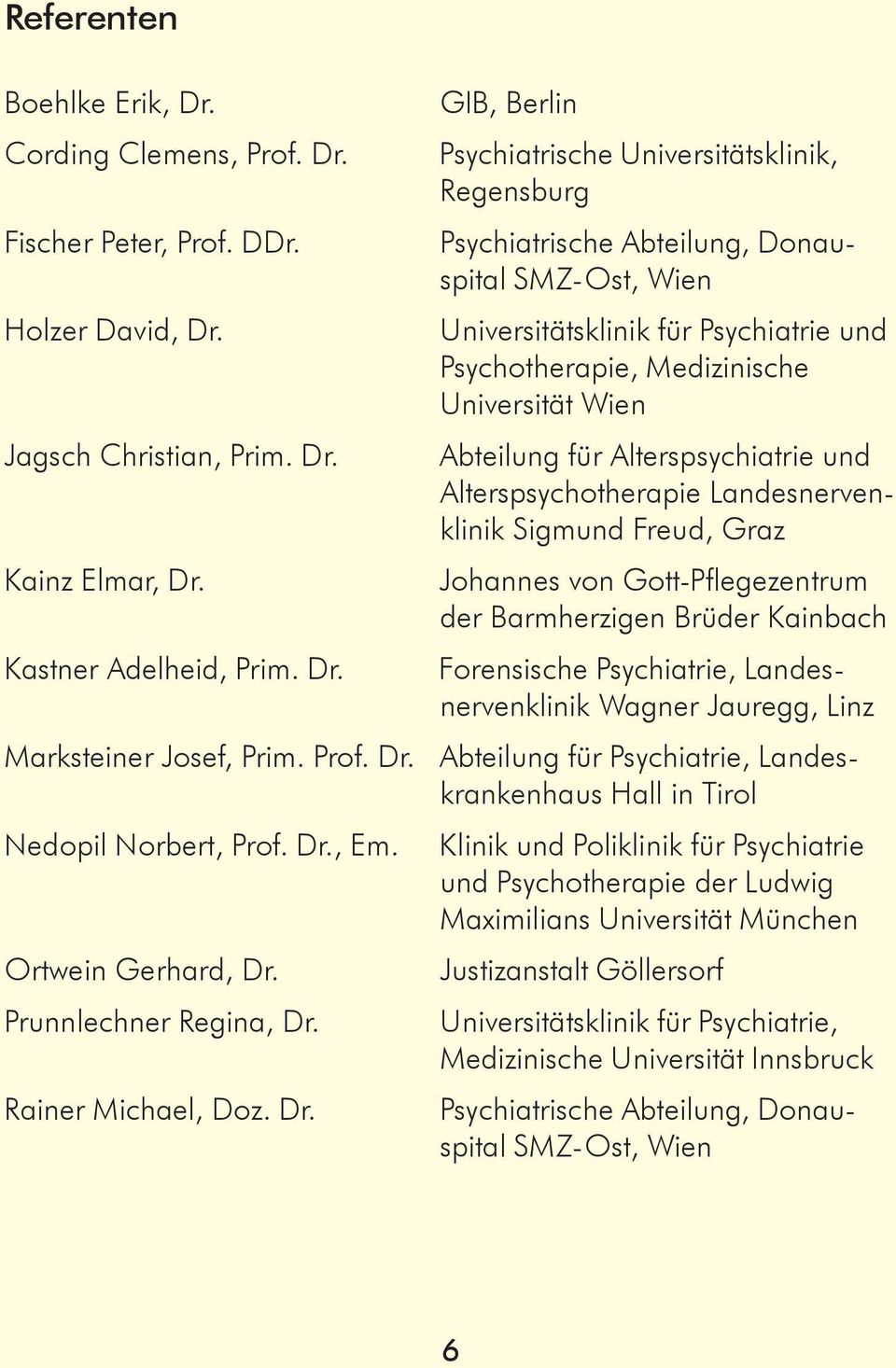Nedopil Norbert, , Em. Ortwein Gerhard, Dr.
