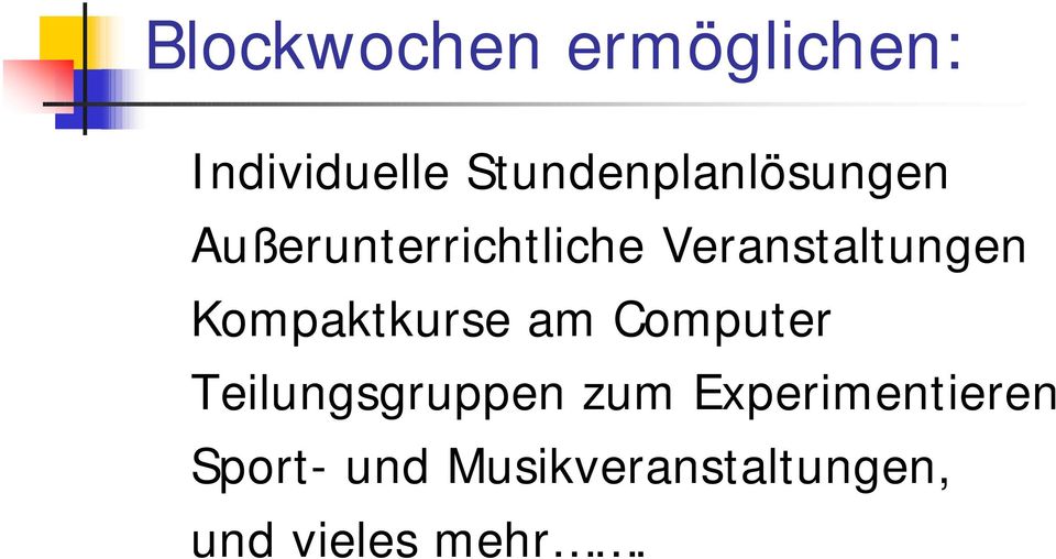 Veranstaltungen Kompaktkurse am Computer