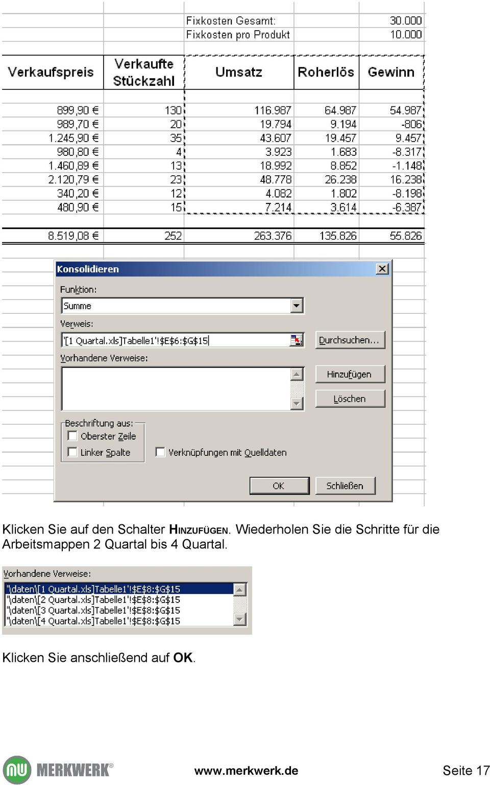 Arbeitsmappen 2 Quartal bis 4 Quartal.