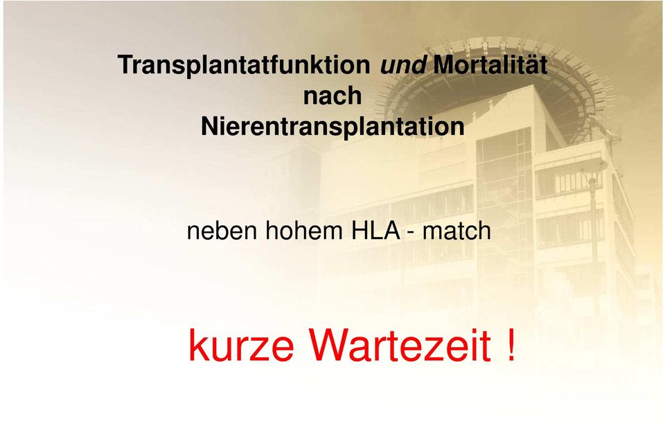 Nierentransplantation