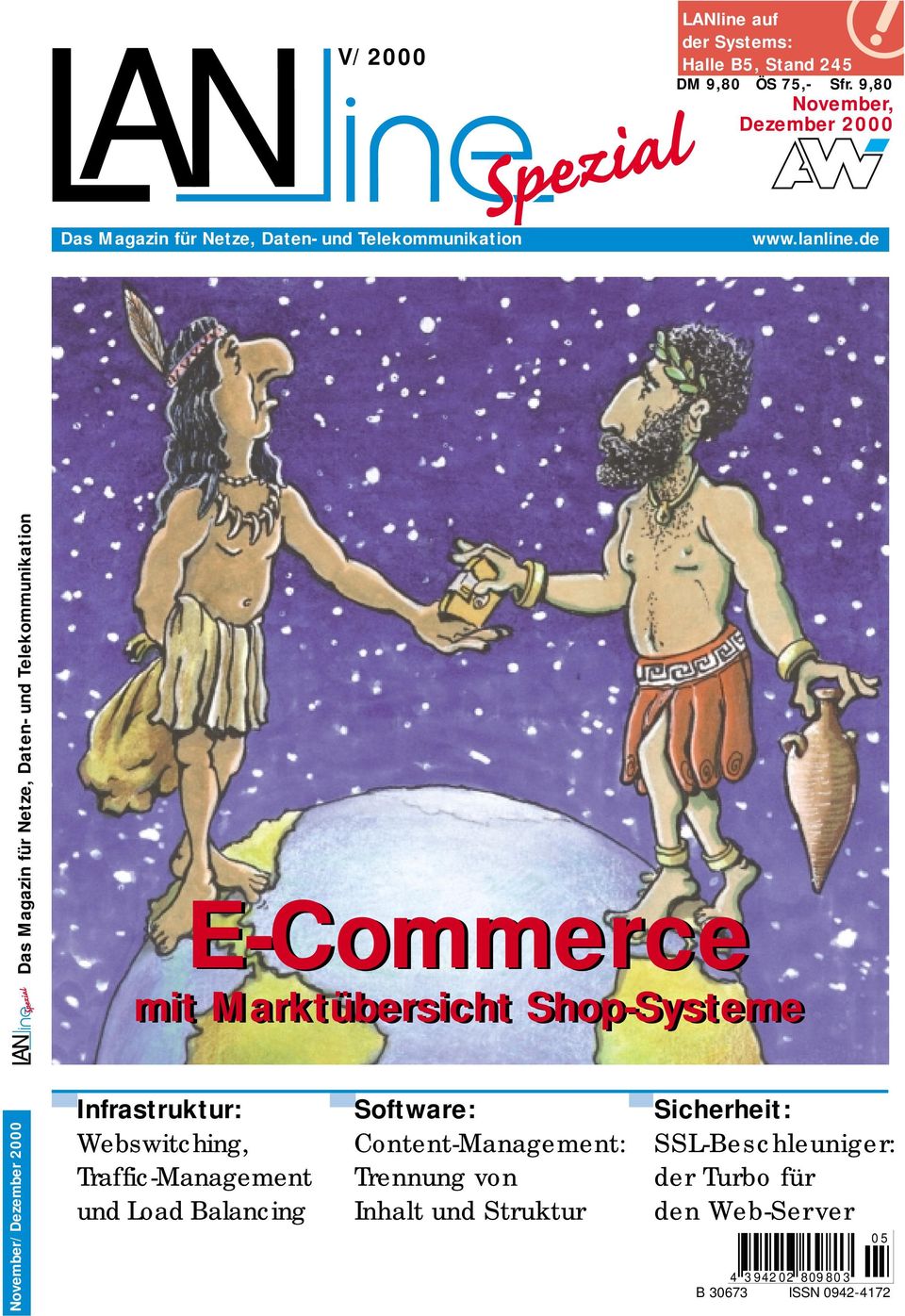 Telekommunikation E-Commerce mit Marktübersicht Shop-Systeme November/Dezember 2000 Infrastruktur: Webswitching,
