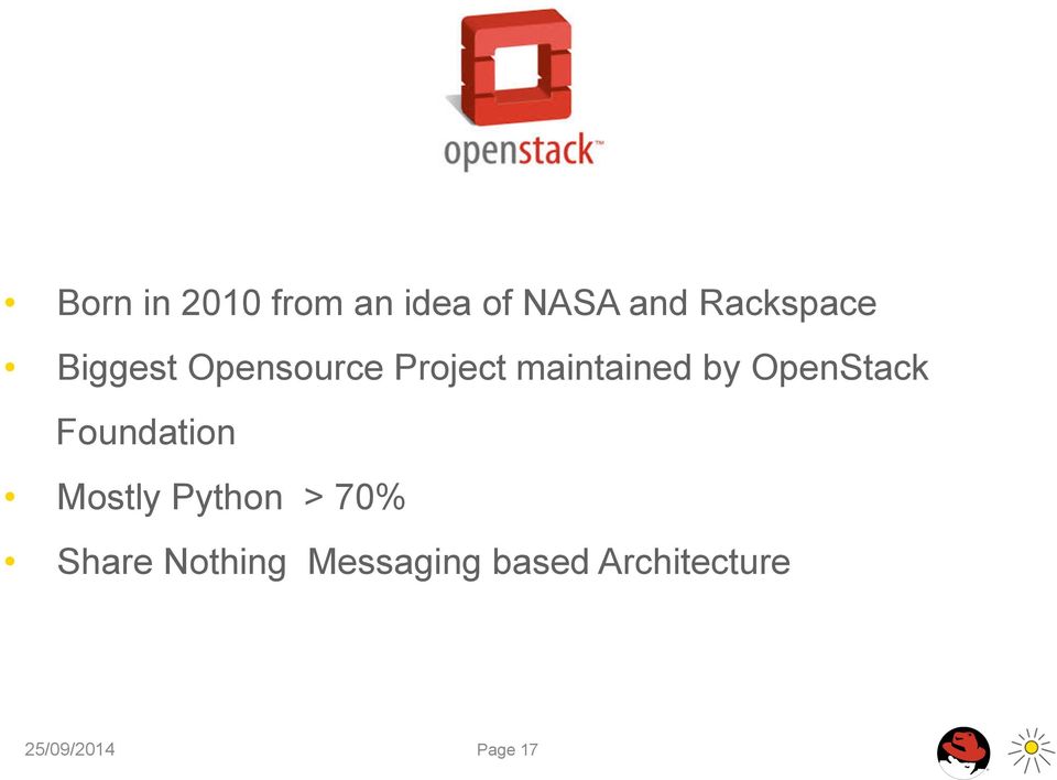 maintained by OpenStack Foundation Mostly
