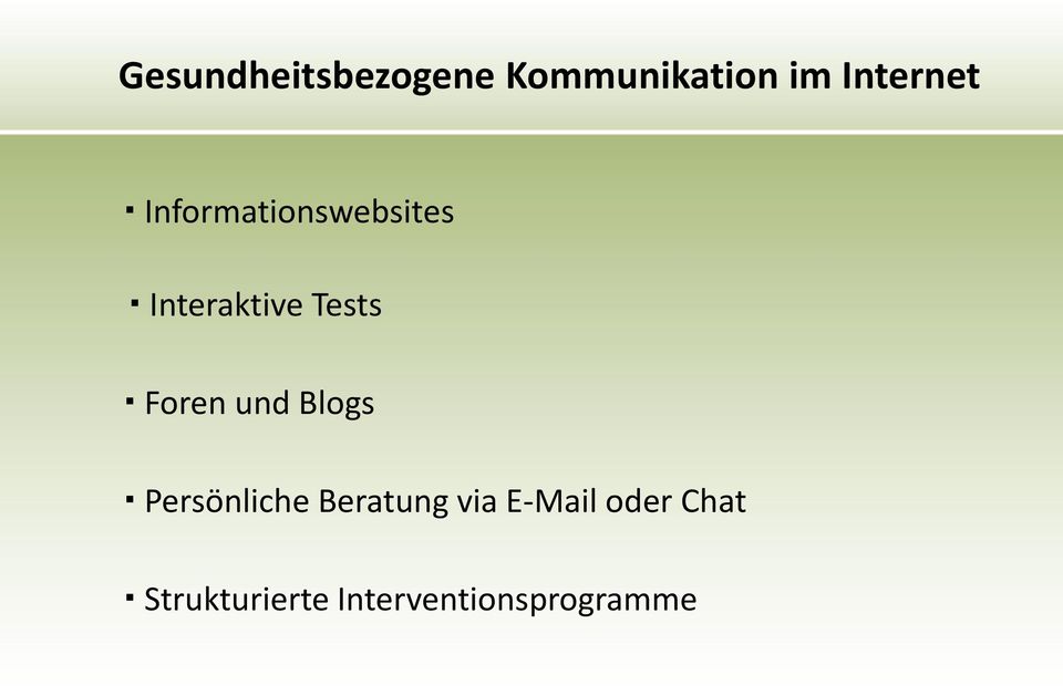 Tests Foren und Blogs Persönliche Beratung