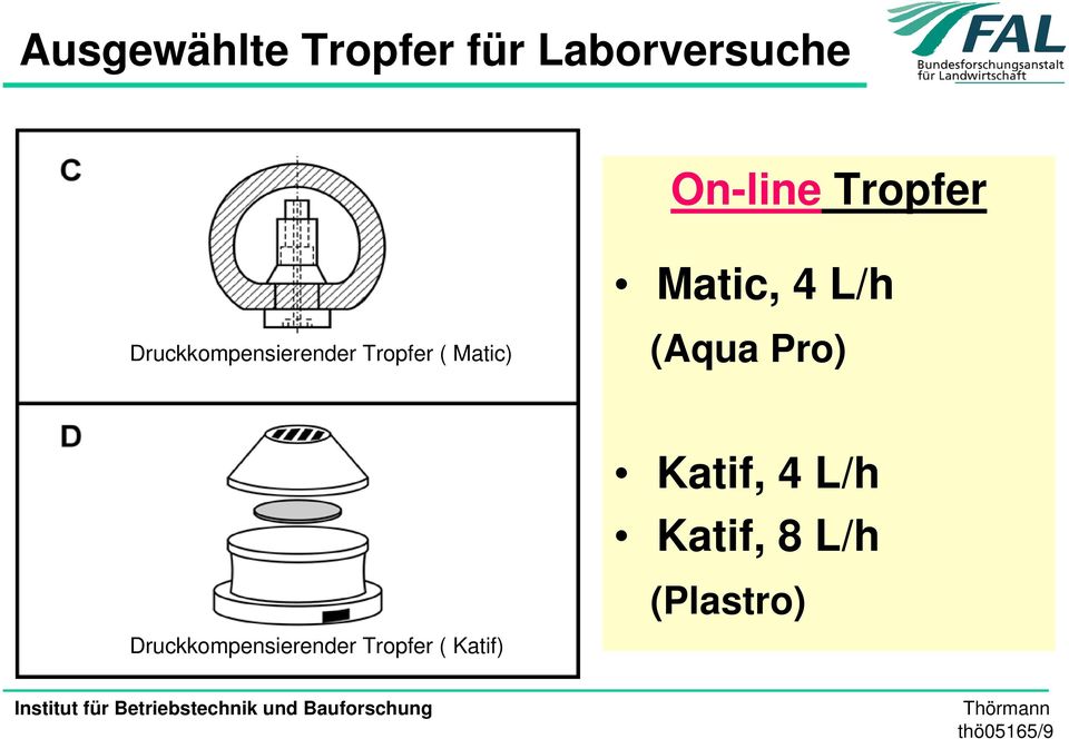 Matic) (Aqua Pro) Katif, 4 L/h Katif, 8 L/h