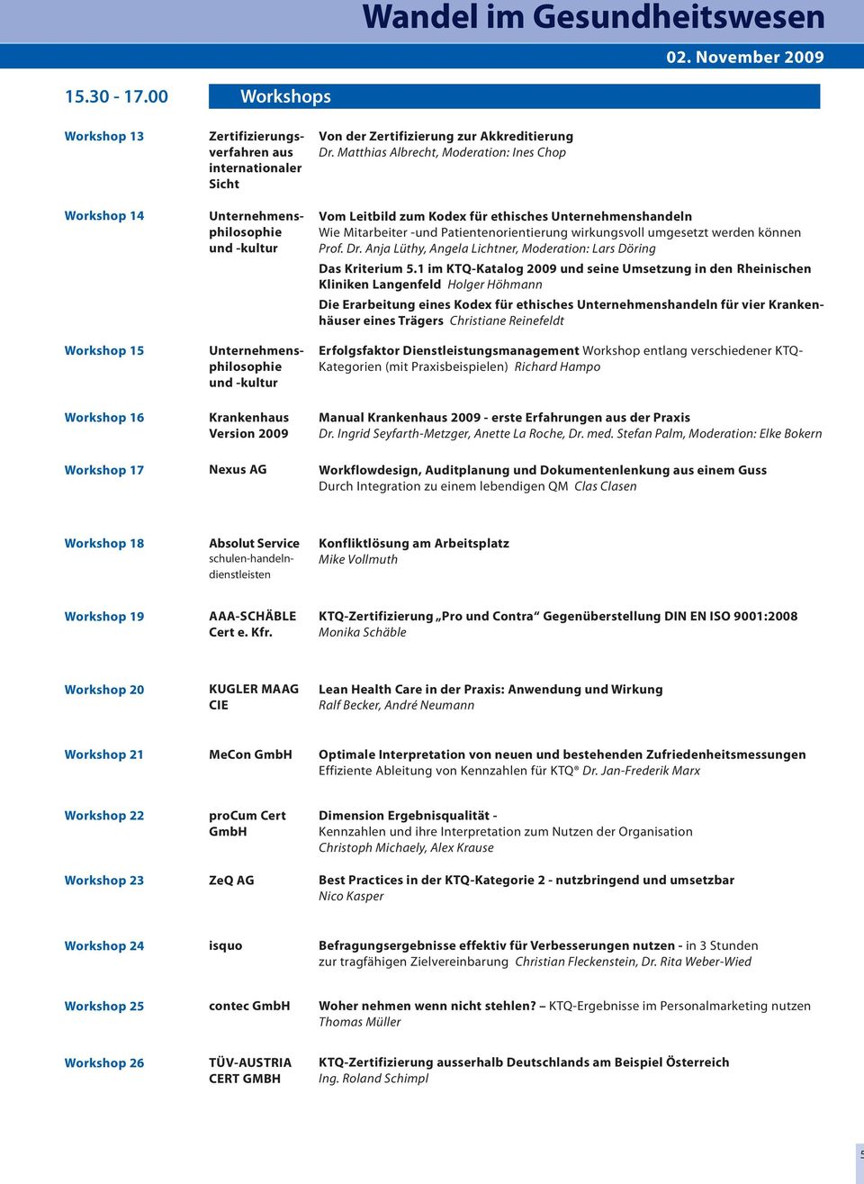 Version 2009 Von der Zertifizierung zur Akkreditierung Dr.