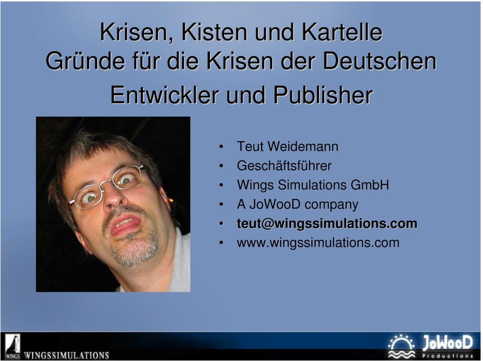 Weidemann Geschäftsführer Wings Simulations GmbH A