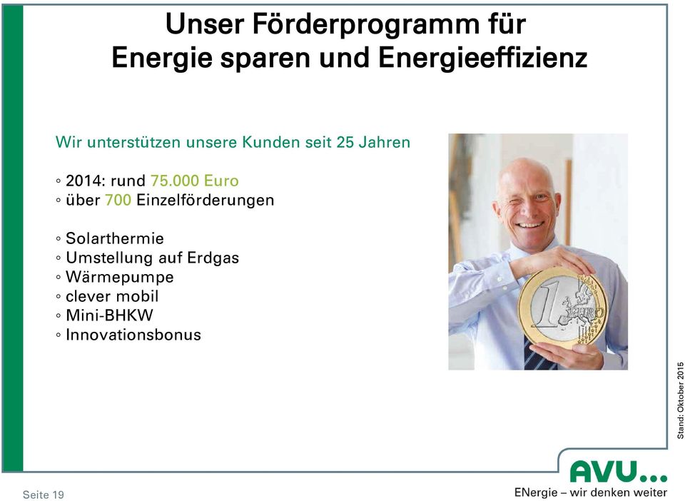 000 Euro über 700 Einzelförderungen Solarthermie Umstellung