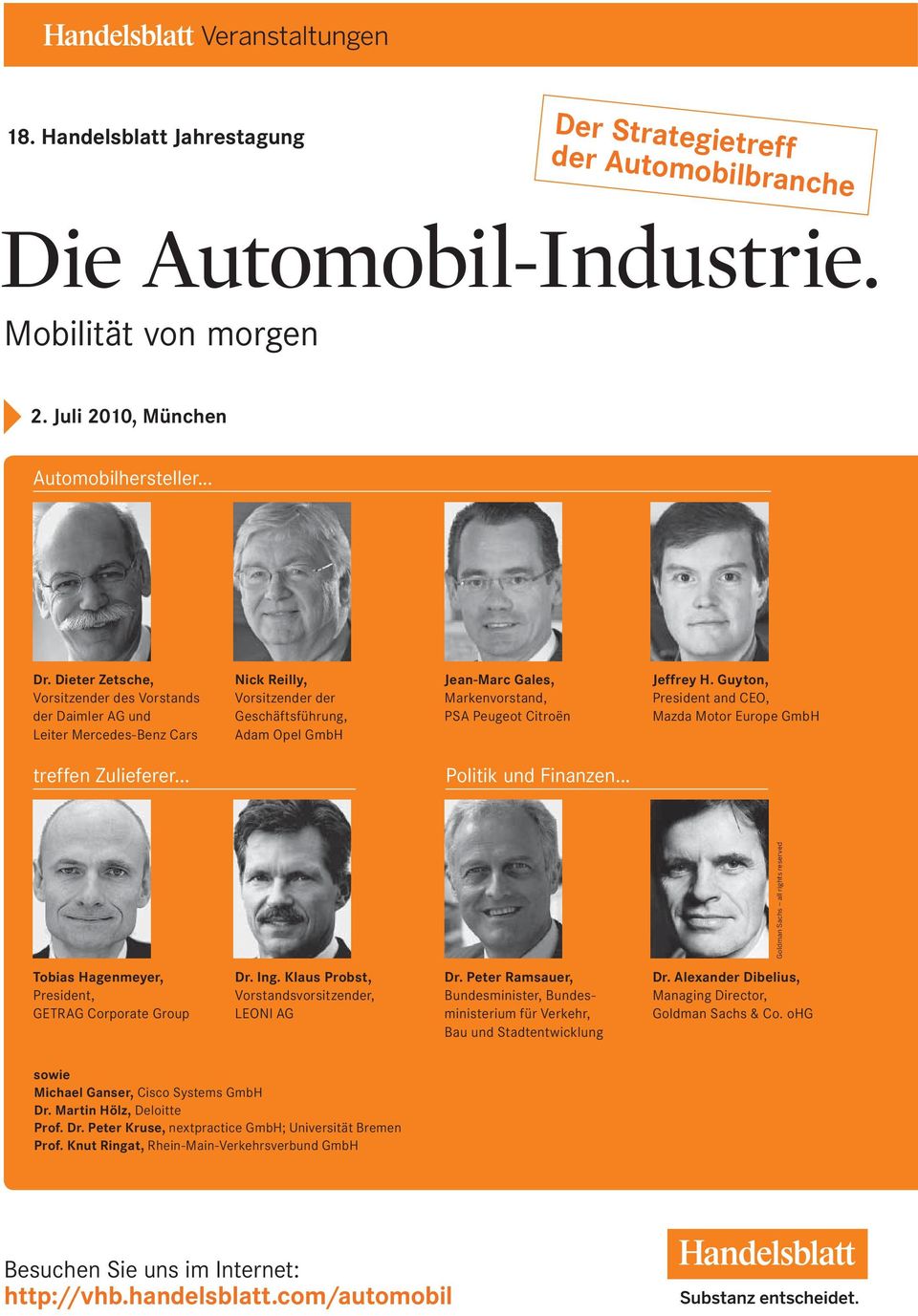 Citroën Jeffrey H. Guyton, President and CEO, Mazda Motor Europe GmbH treffen Zulieferer... Politik und Finanzen.