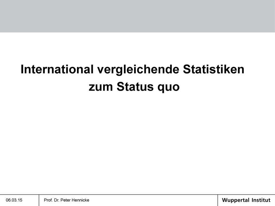 Statistiken zum