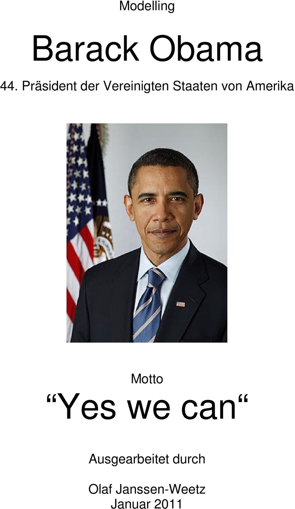 Amerika Abbildung 1 - Barack Obama 2009