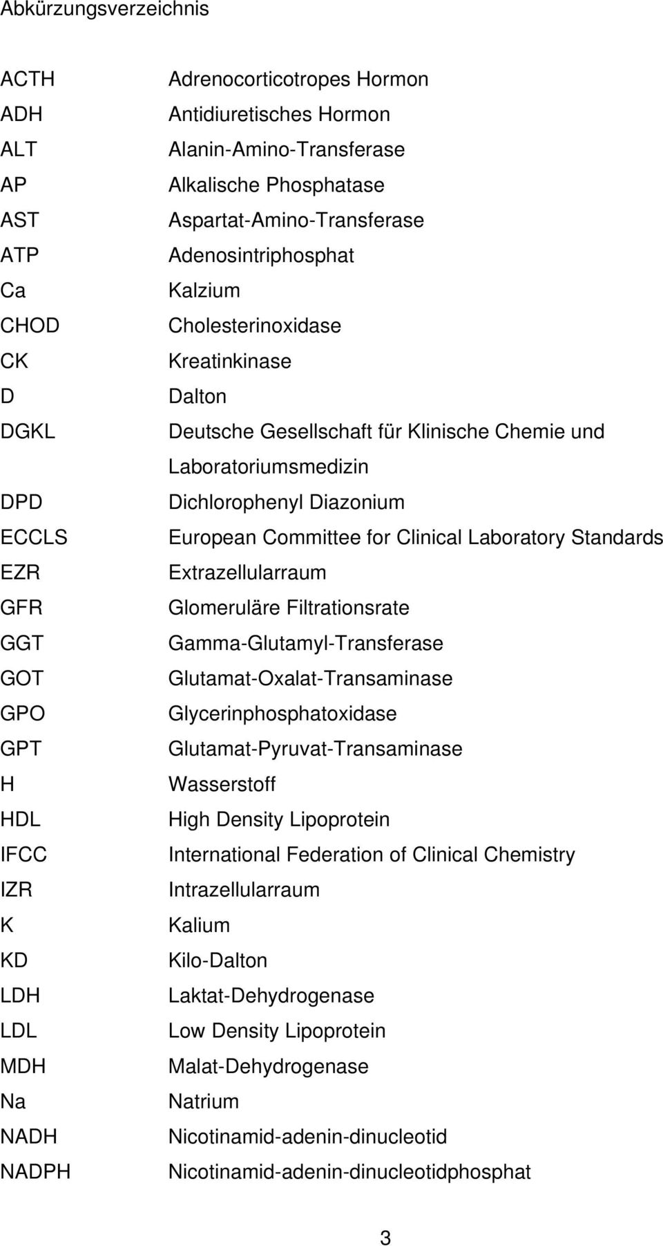 Laboratoriumsmedizin Dichlorophenyl Diazonium European Committee for Clinical Laboratory Standards Extrazellularraum Glomeruläre Filtrationsrate Gamma-Glutamyl-Transferase
