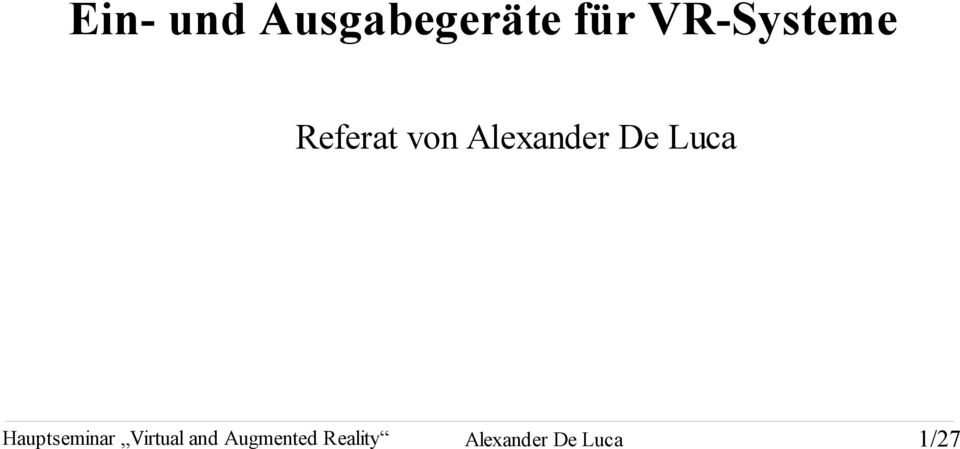 De Luca Hauptseminar Virtual and