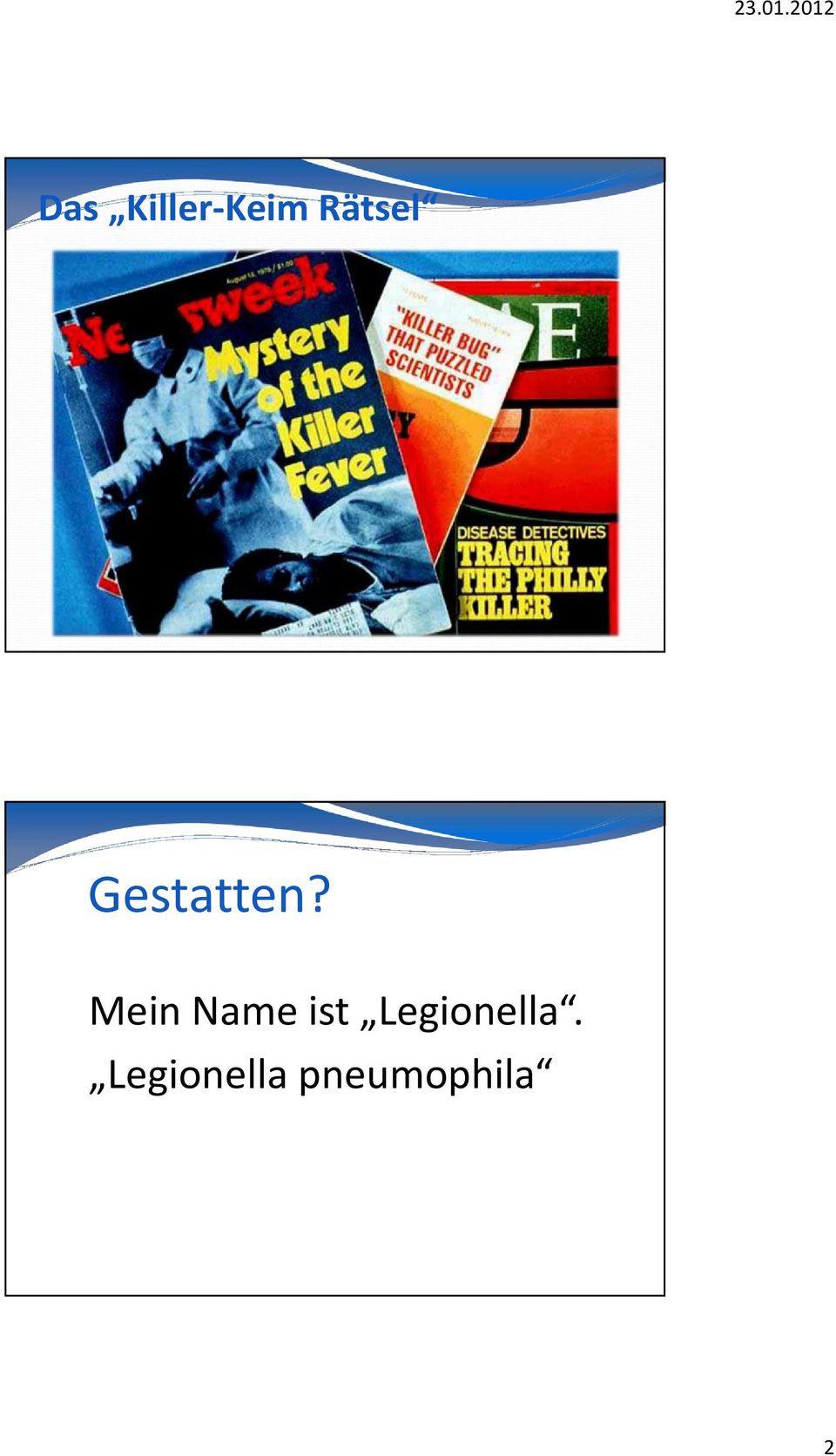 Mein Name ist