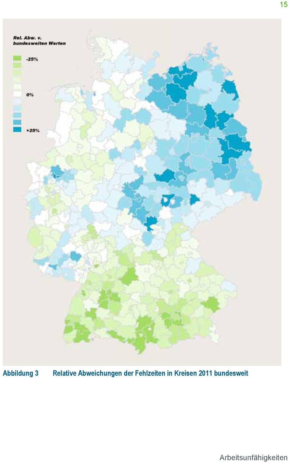 Fehlzeiten in Kreisen