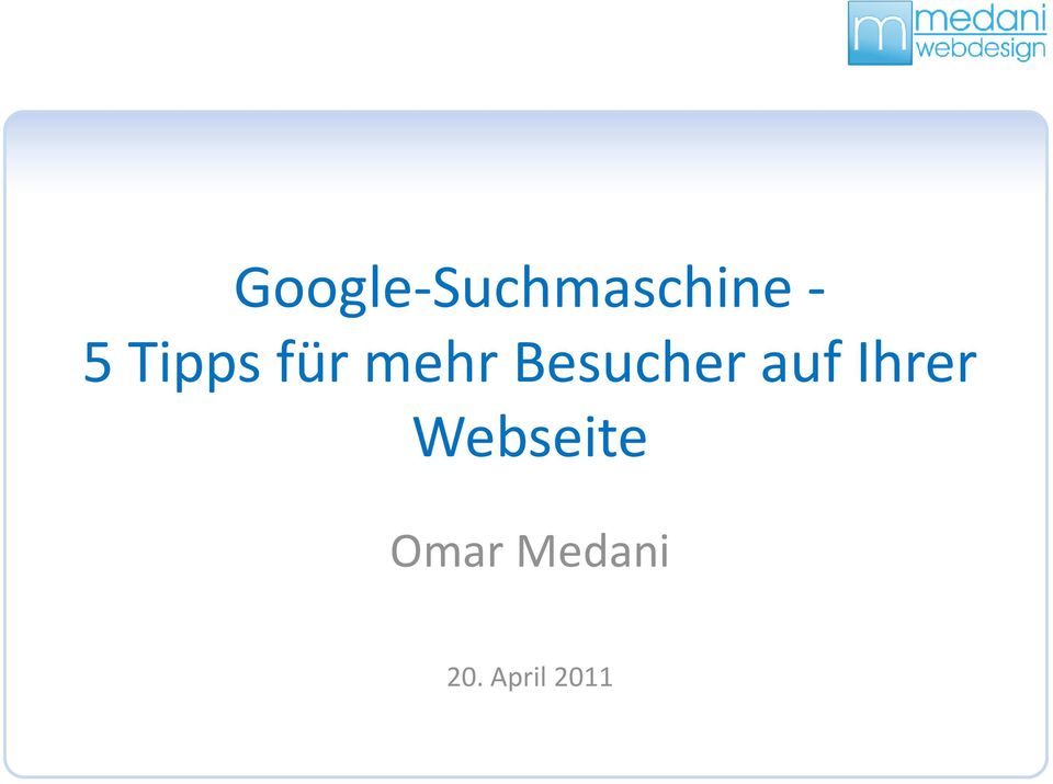 auf Ihrer Webseite Omar