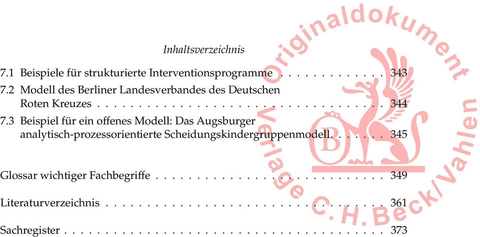 3 Beispiel für ein offenes Modell: Das Augsburger analytisch-prozessorientierte Scheidungskindergruppenmodell.