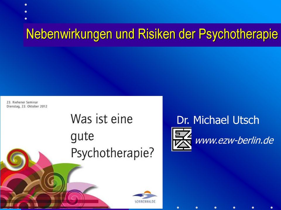 Psychotherapie Dr.
