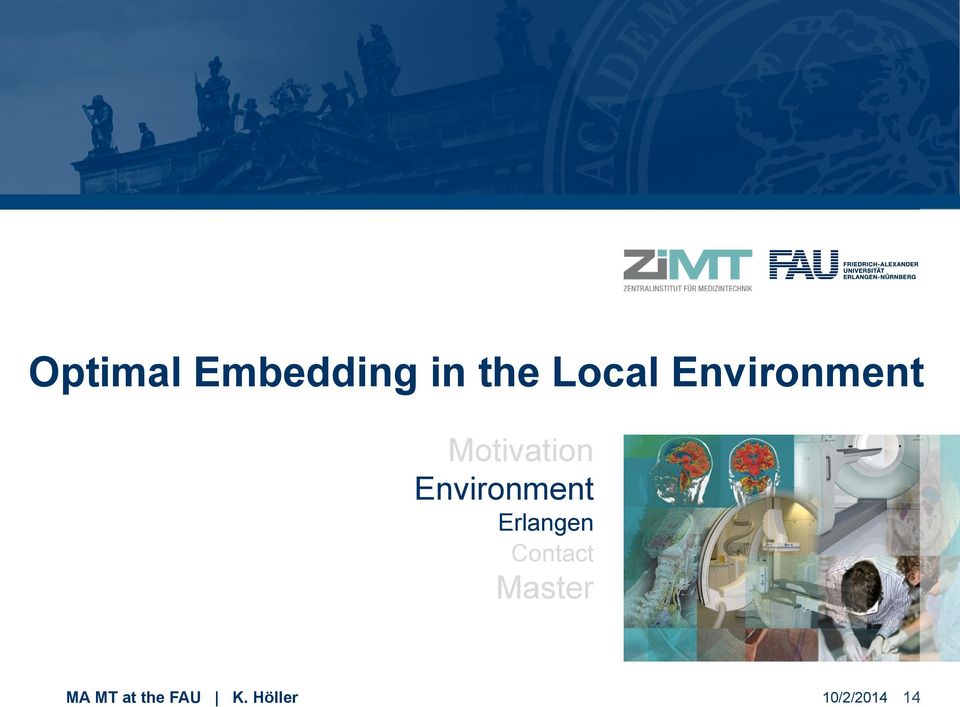 Environment Erlangen Contact