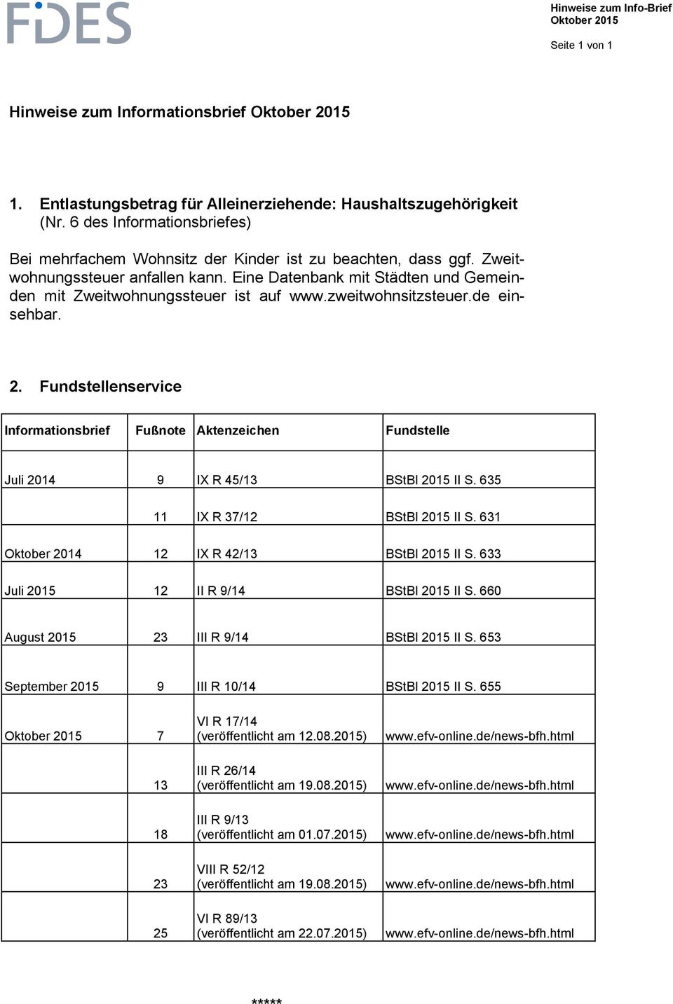 Eine Datenbank mit Städten und Gemeinden mit Zweitwohnungssteuer ist auf www.zweitwohnsitzsteuer.de einsehbar. 2.