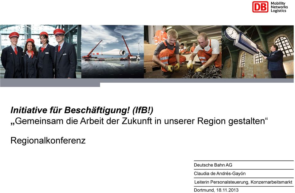 gestalten Regionalkonferenz Deutsche Bahn AG Claudia de